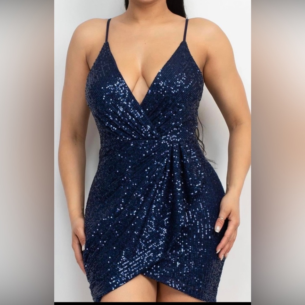Dress navy blue size medium